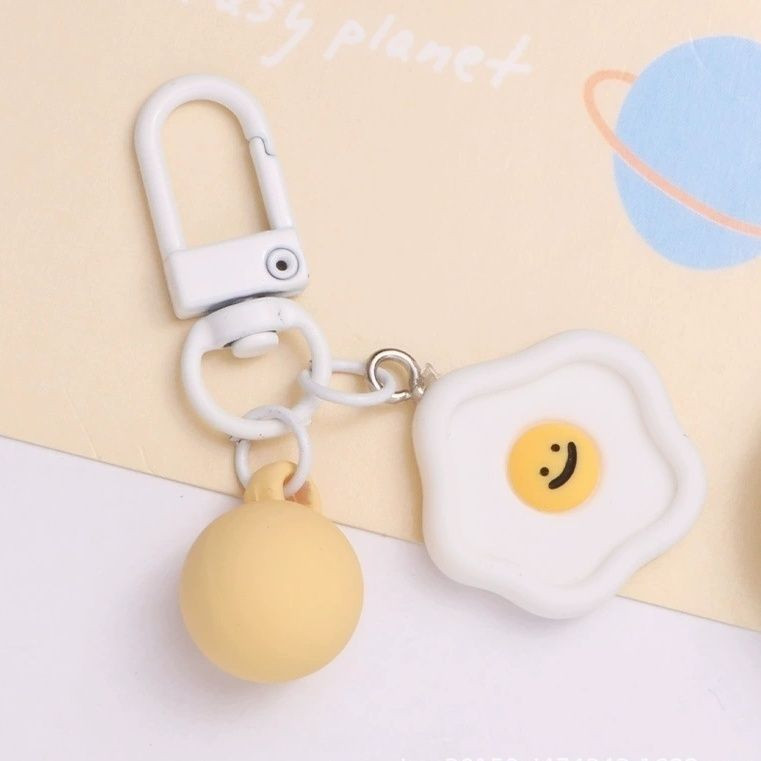 Móc Khóa Hình Đám Mây Mặt Cười Dễ Thương