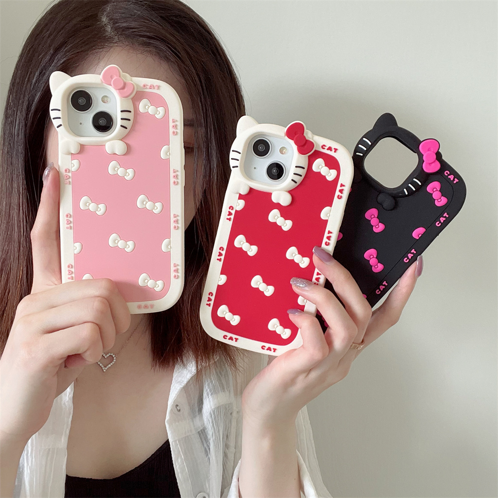 Ốp Điện Thoại Silicon Mềm Họa Tiết Hoạt Hình 3D Cho iphone 14 Pro Max 13 Pro Max 12 Pro Max