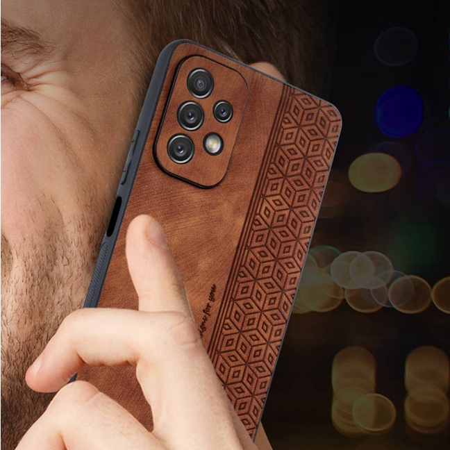 Ốp Điện Thoại Da PU Bảo Vệ Toàn Diện Camera Cho Samsung Galaxy A23 A24 A25 A33 A34 A53 A54 A73