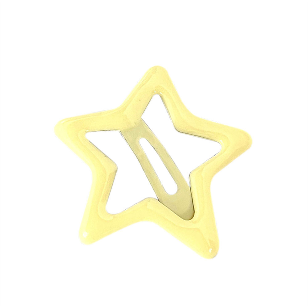 Kẹp Tóc Hình Ngôi Sao Màu Vàng Hồng Dễ Thương Dành Cho Nữ