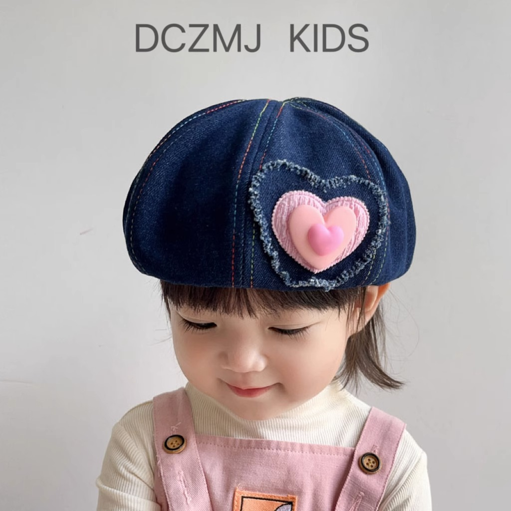 Mũ Beret Thời Trang Xuân Thu Phong Cách Hàn Quốc Cho Bé Gái