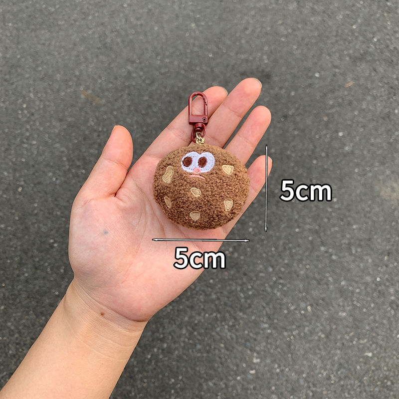 Móc Khóa Hình Bánh Quy Nhồi Bông Dễ Thương Sáng Tạo