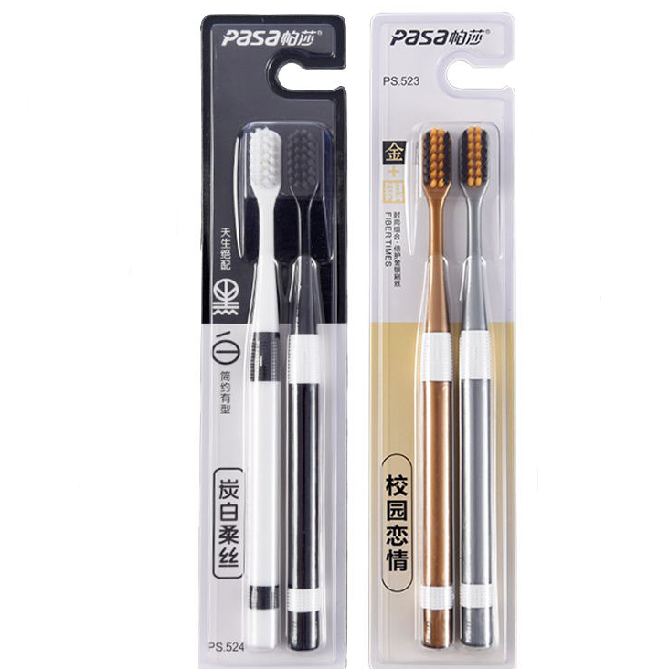 Bộ 4 Bàn Chải Đánh Răng Lông Mềm Cao Cấp Làm Sạch Sâu Du Lịch