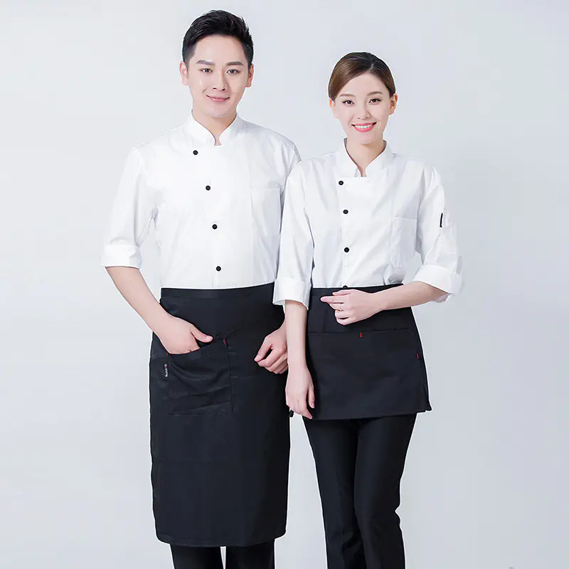 Áo Đầu Bếp Ngắn Tay Chuyên Nghiệp Chất Lượng