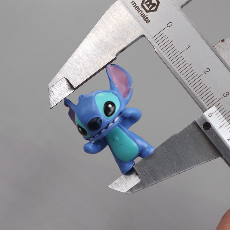 DISNEY 1 Mô Hình Nhân Vật Stitch Và Gấu Pooh Bằng PVC 2-6cm