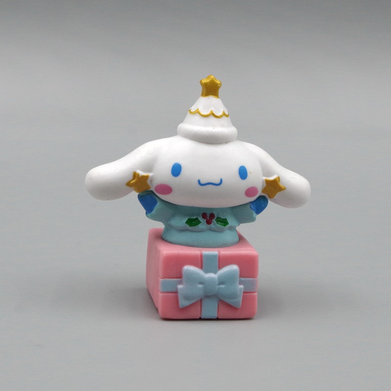 SANRIO Set 6 Mô Hình Mô Phỏng Nhân Vật Phim Hoạt Hình kuromi hello kitty my melody Cinnamoroll pom purin q