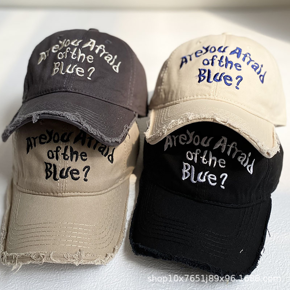 Nón Lưỡi Trai Thời Trang Hip Hop Thêu Chữ Phong Cách Hàn Quốc