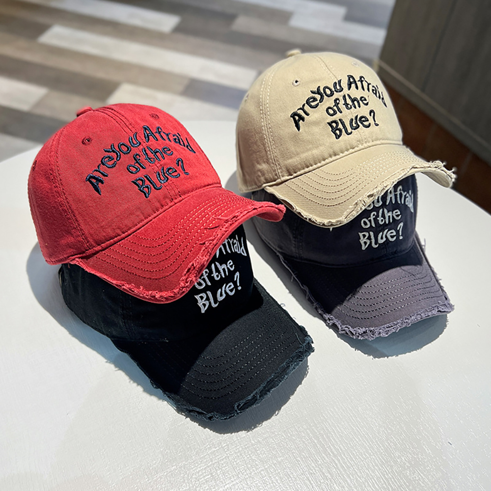 Nón Lưỡi Trai Thời Trang Hip Hop Thêu Chữ Phong Cách Hàn Quốc