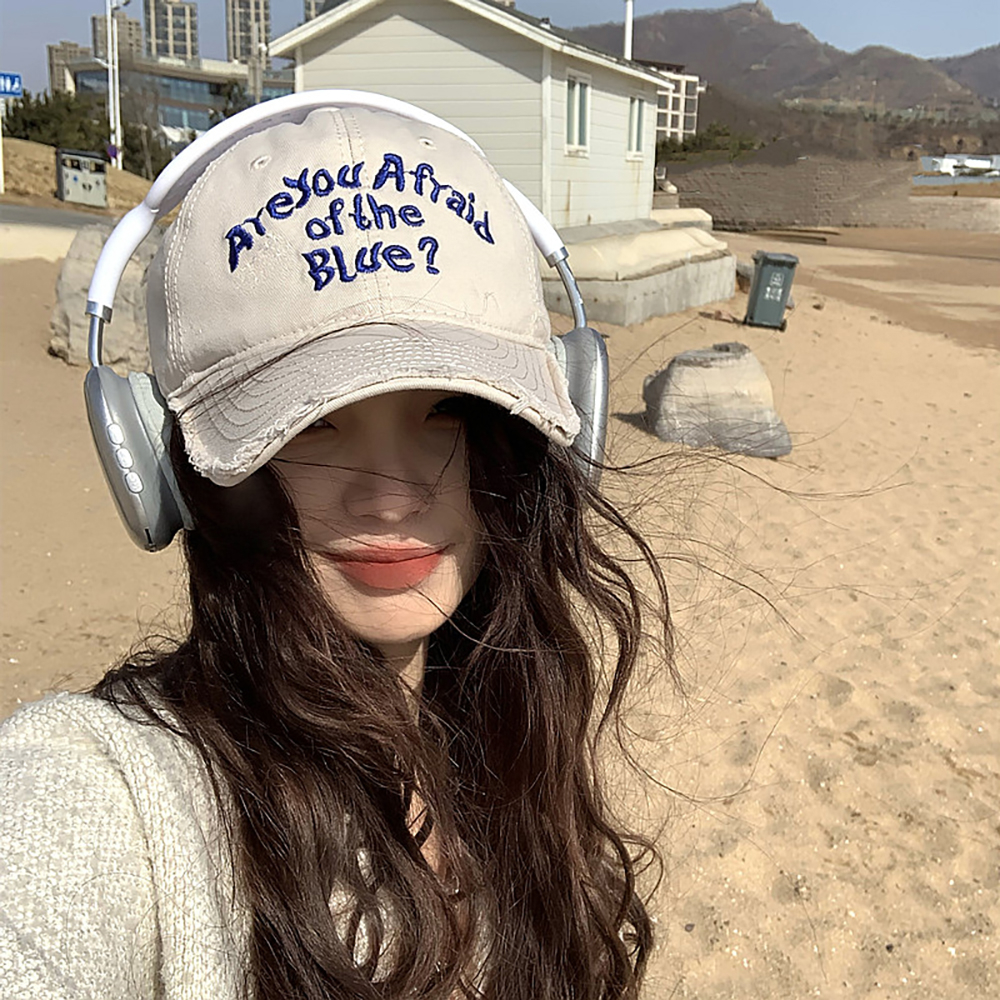 Nón Lưỡi Trai Thời Trang Hip Hop Thêu Chữ Phong Cách Hàn Quốc