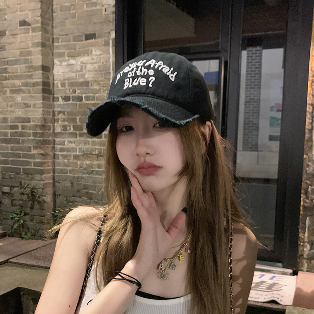 Nón Lưỡi Trai Thời Trang Hip Hop Thêu Chữ Phong Cách Hàn Quốc