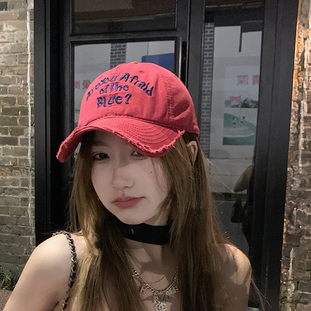 Nón Lưỡi Trai Thời Trang Hip Hop Thêu Chữ Phong Cách Hàn Quốc