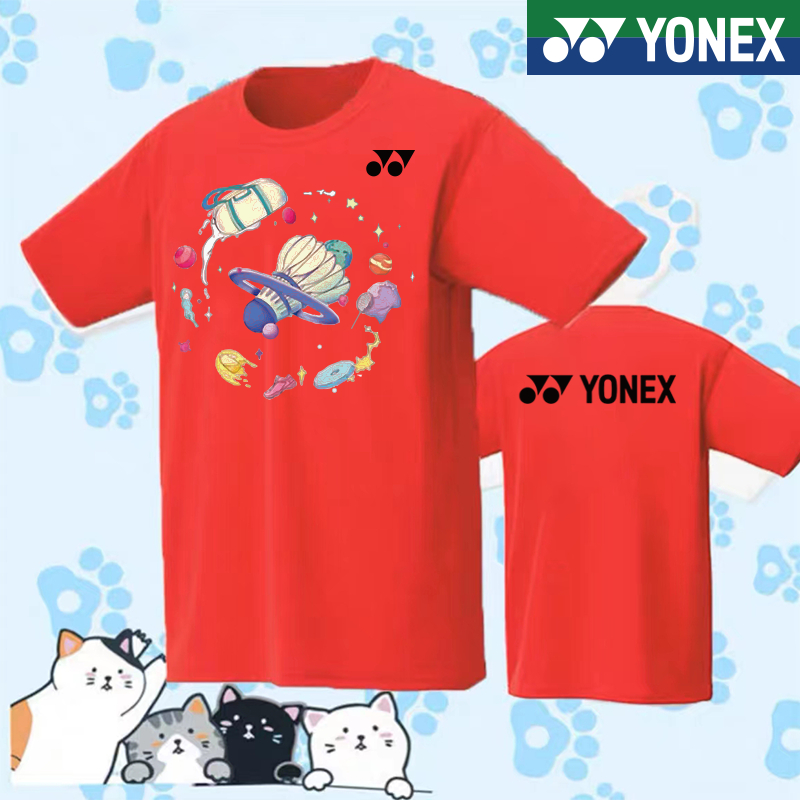 Áo Thun Cầu Lông Tay Ngắn Mau Khô Thoáng Khí YONEX 2023 Cho Nam Và Nữ