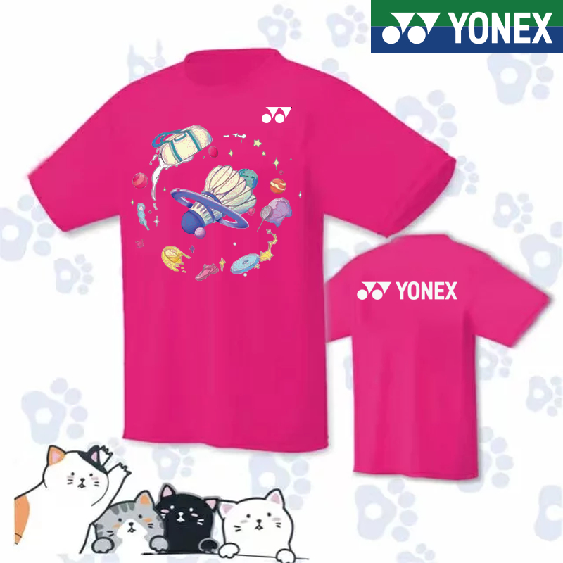 Áo Thun Cầu Lông Tay Ngắn Mau Khô Thoáng Khí YONEX 2023 Cho Nam Và Nữ