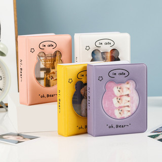 Album Ảnh 3 Inch Hình Trái Tim Màu Macaron Xinh Xắn