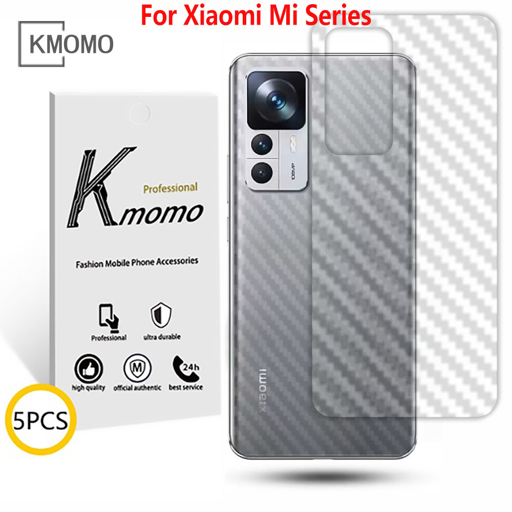 Miếng dán mặt lưng cacbon chống vân tay,xước Cho Xiaomi Mi 14 Pro 13 13T 12T 12x 12 11T Pro 11 Lite 5G NE 10T 10s 10 Ultra Note 10 Lite 9T Pro 9 8 SE