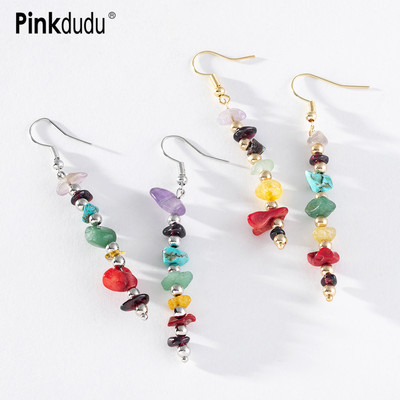 Khuyên Tai Dáng Dài Bằng Hợp Kim Resin Phong Cách Retro Đơn Giản Sáng Tạo Thời Trang Dành Cho Nữ PD1365