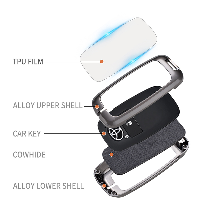 Bọc chìa khoá Toyota yaris cross 2023 Raize , Veloz , AVANZA，2022 - 2024