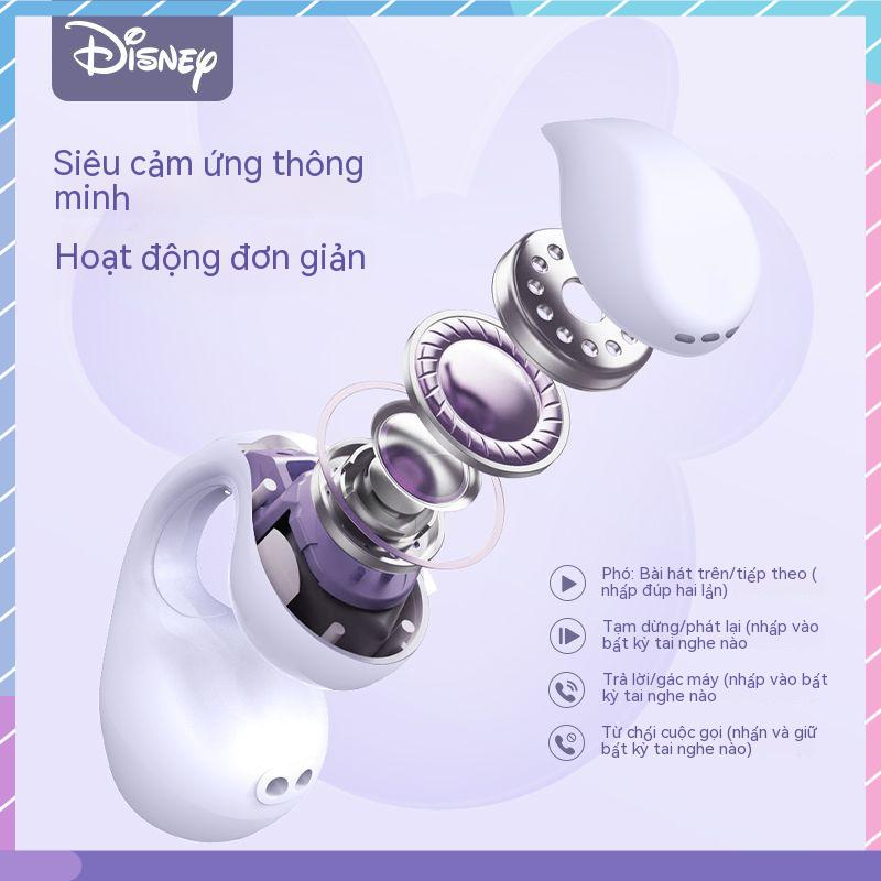 DISNEY Tai Nghe Bluetooth 5.0 Không Dây Có Kẹp Chất Lượng Cao Âm Thanh Sống Động Cho Samsung / Xiaomi / oppo / vivo