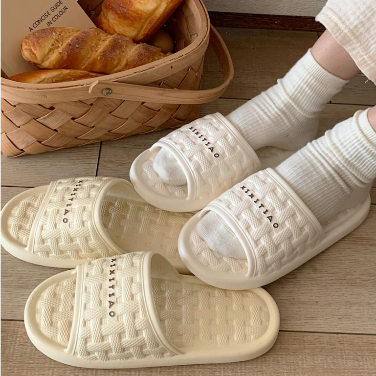 Prowow❤Dép Đi Trong Nhà Đế Mềm Thoải Mái Phong Cách Nhật Bản Cho Cặp Đôi