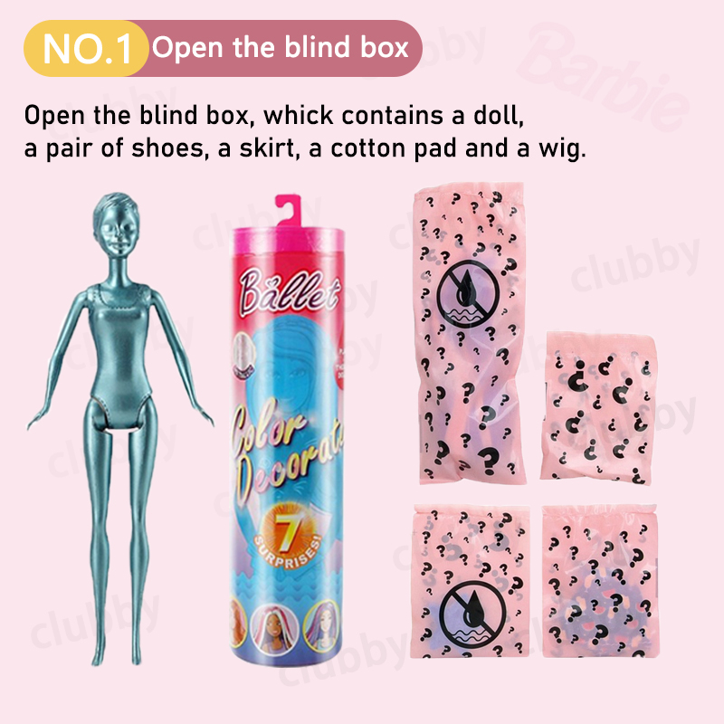 Đồ Chơi Ngôi Nhà Búp Bê Barbie Thay Đổi Màu Sắc Với Nhiều Màu Sắc Đáng Yêu