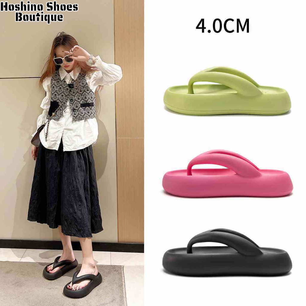 Dép Xỏ Ngón Bằng EVA Mềm Mại Chống Trượt Thời Trang Hàn Quốc Dành Cho Nữ