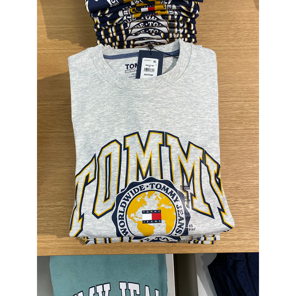 Tommy men's regular round neck print casual short sleeve t-shirt