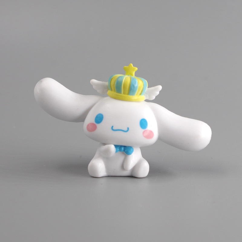 SANRIO Set 5 Mô Hình Nhân Vật Phim Hoạt Hình hello kitty kuromi my melody Cinnamoroll 3-4cm