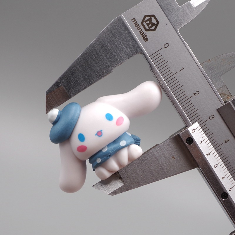 SANRIO Bộ 5 Mô Hình Nhân Vật Hoạt Hình Cinnamoroll Đáng Yêu 2.8-3cm