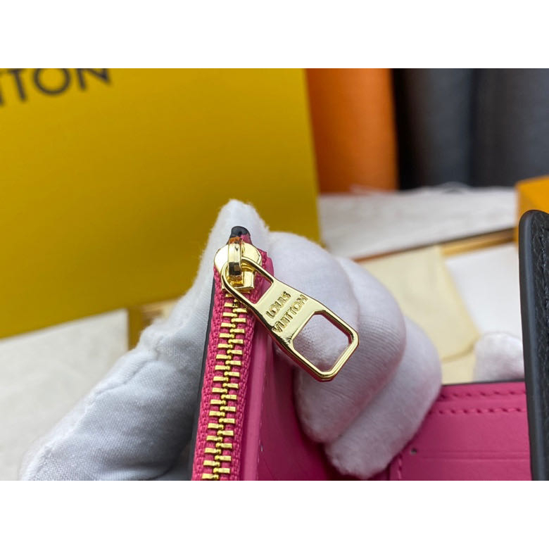 Chuẩn Bị Giao Hàng Trên Cùng Hàng Đầu Ví Da Louis Vuitton Dáng Ngắn Có logo LV Chính Hãng Mới Cho Nữ