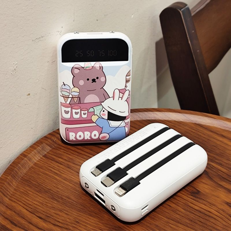Sạc Dự Phòng 1,000mAh Mini Thiết Kế Dễ Thương Tiện Dụng