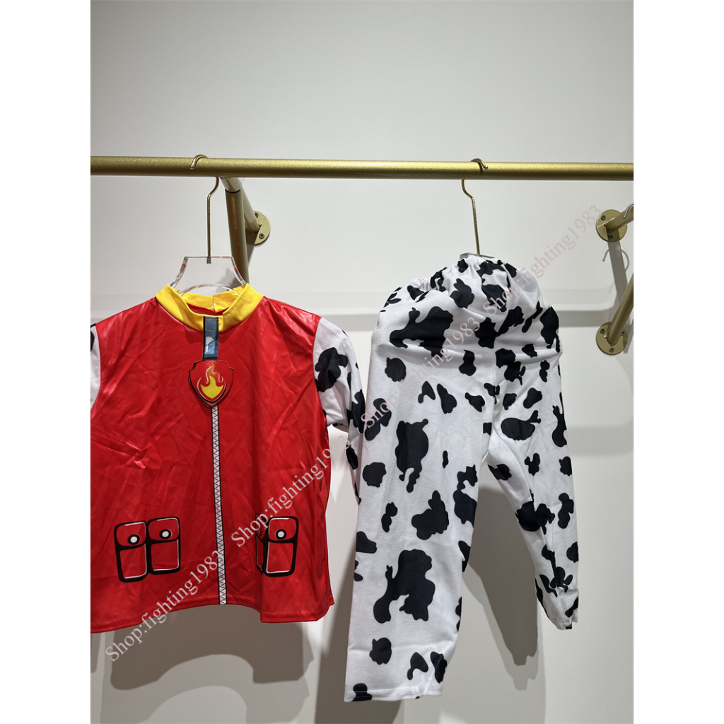 Trang Phục Hóa Trang Halloween Nhân Vật Chú Chó Cứu Hộ Marshall Rubble Chase Rocky Zuma Topuit Skye