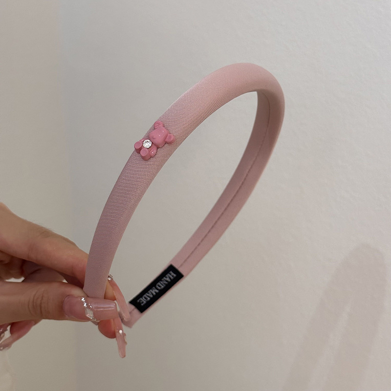 Băng Đô Cài Tóc Hình Gấu Hồng Dễ Thương Phong Cách Hàn Quốc Y2K