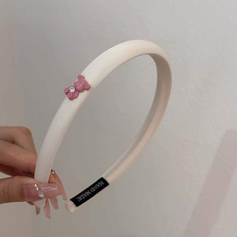 Băng Đô Cài Tóc Hình Gấu Hồng Dễ Thương Phong Cách Hàn Quốc Y2K