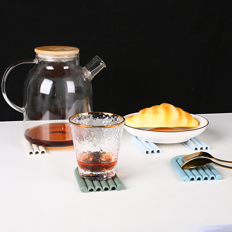 Miếng Lót Nồi Bằng Silicone Màu Cầu Vồng