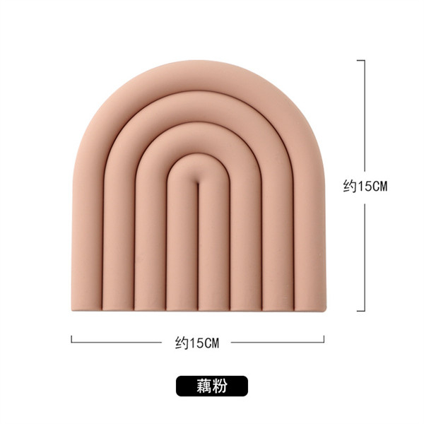 Miếng Lót Nồi Bằng Silicone Màu Cầu Vồng
