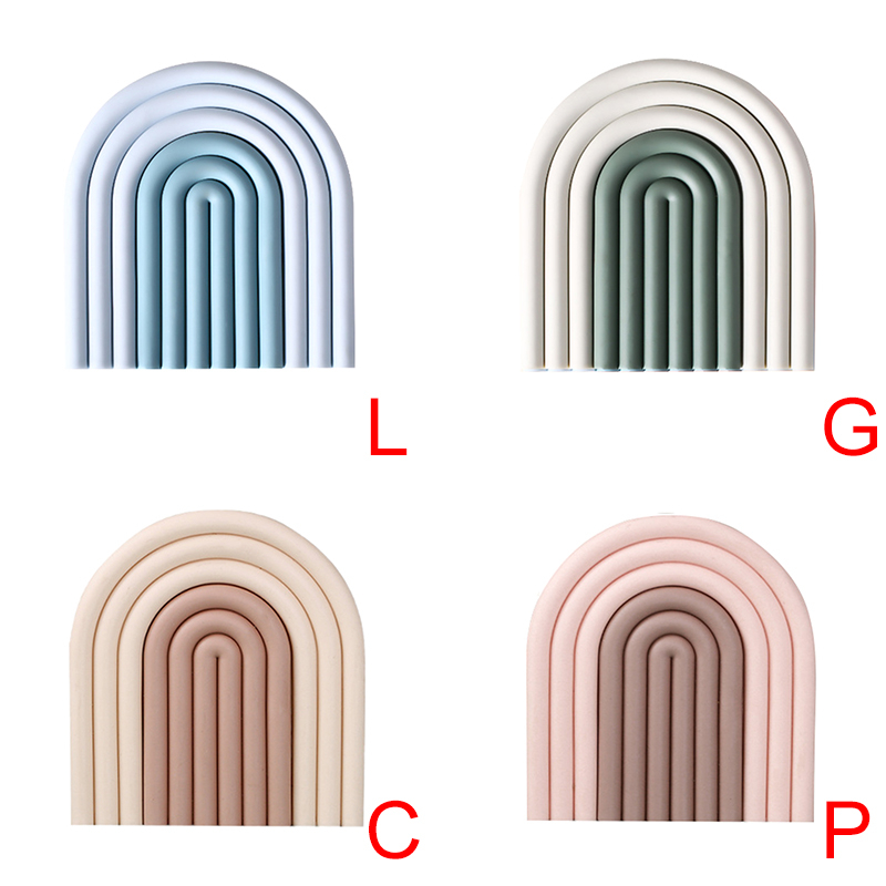 Miếng Lót Nồi Bằng Silicone Màu Cầu Vồng