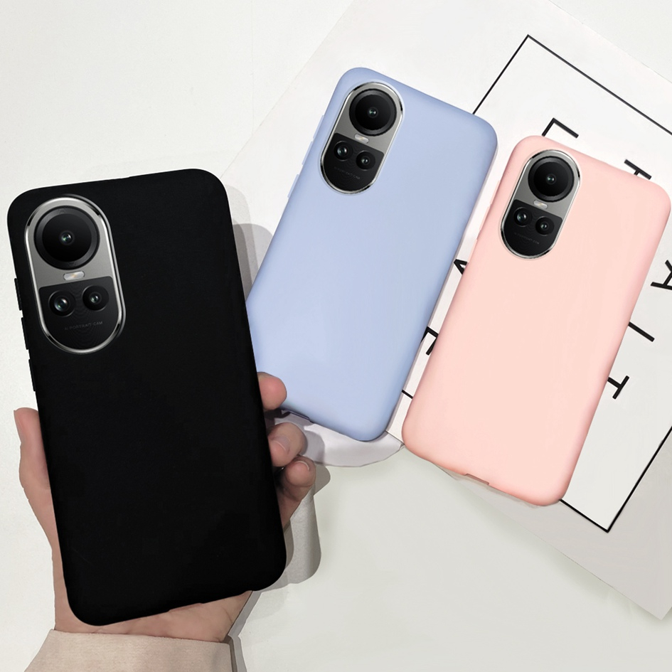 Ốp Điện Thoại Silicon Mềm Màu Kẹo Cho OPPO Reno 10 / Reno 10 Pro / Reno 10 Pro Plus Reno10 Pro +