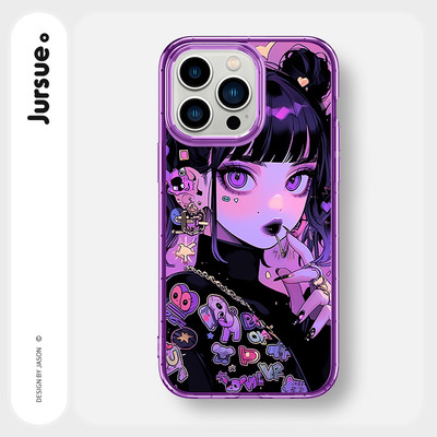 Ốp lưng JURSUE mềm chống sốc hình dễ thương đẹp ngầu Cho iPhone 16 15 14 13 12 11 Pro Max SE 2020 X XR XS ip 8 7 Plus Y3898