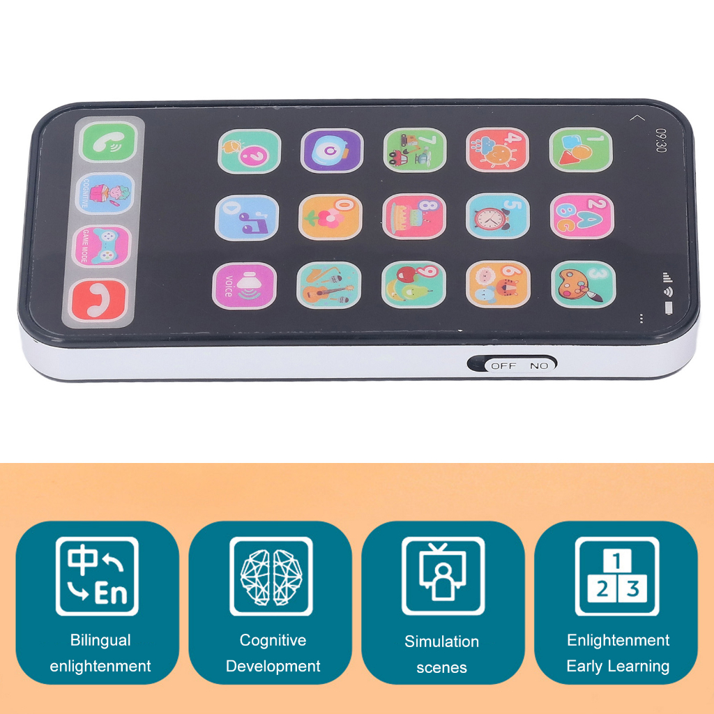 Có thể bán buôn Đồ Chơi Cho Bé Điện Thoại Đa Năng Giáo Dục Nhạc Phát Sáng Trẻ Em ToyRoom Hàng giao ngay