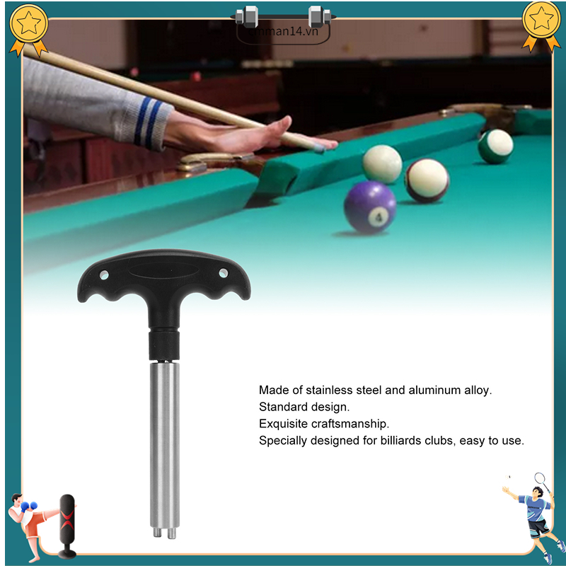 Bán hàng nóng Pool Cue Trọng lượng Vít Cờ lê Biển quảng cáo Bolt Loại bỏ Công cụ cờ để bảo trì