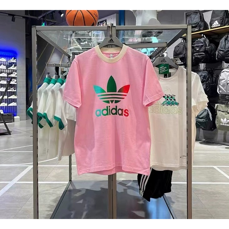 Áo Thun Thể Thao Adidas Ngắn Tay Dáng Rộng Màu Gradient IP6967 IP6969 IP6968