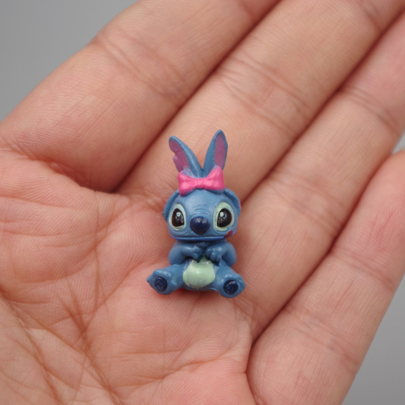 DISNEY 1 Mô Hình Nhân Vật Lilo & Stitch Mini Bằng PVC 2.5cm