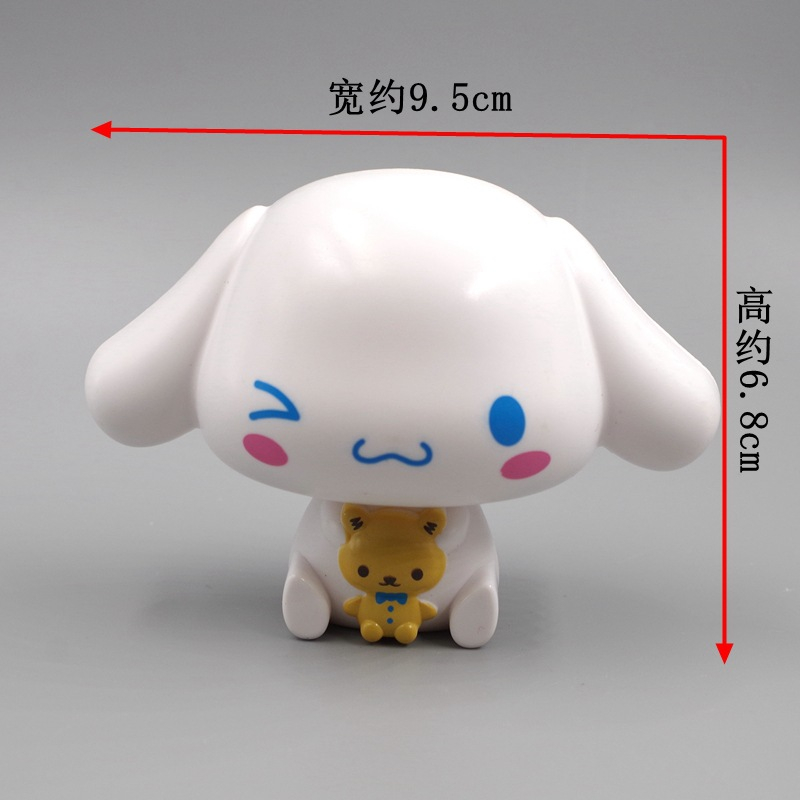 1 cái 7-9.5 cm sanrio anime hình kuromi my melody cinnamorol pochacco lotso penguin diy kawaii cartoon q phiên bản pvc action figures mô hình búp bê đồ chơi