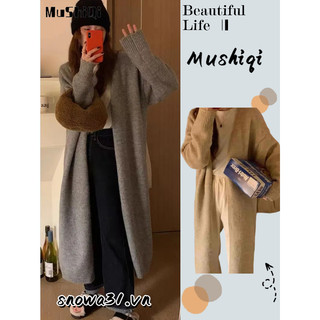 Áo Khoác cardigan Dệt Kim Tay Dài Dáng Rộng Thời Trang Mới Cho Nữ