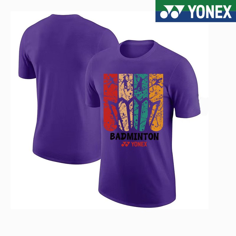 Áo Thun Thể Thao Cầu Lông Tay Ngắn YONEX 2023 Thoáng Khí Mau Khô Cho Nam Và Nữ