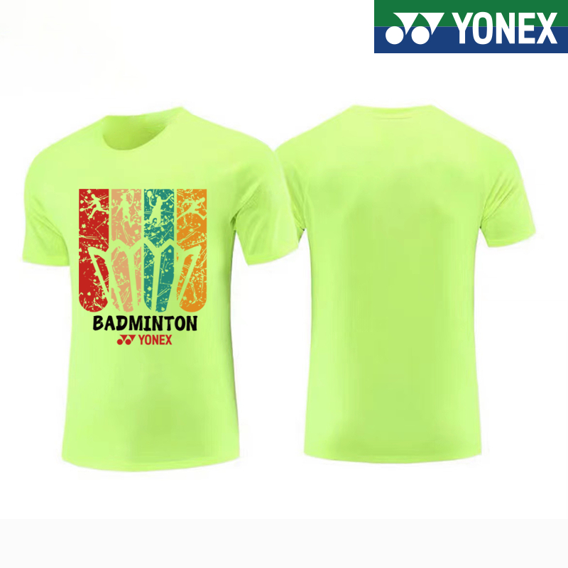 Áo Thun Thể Thao Cầu Lông Tay Ngắn YONEX 2023 Thoáng Khí Mau Khô Cho Nam Và Nữ