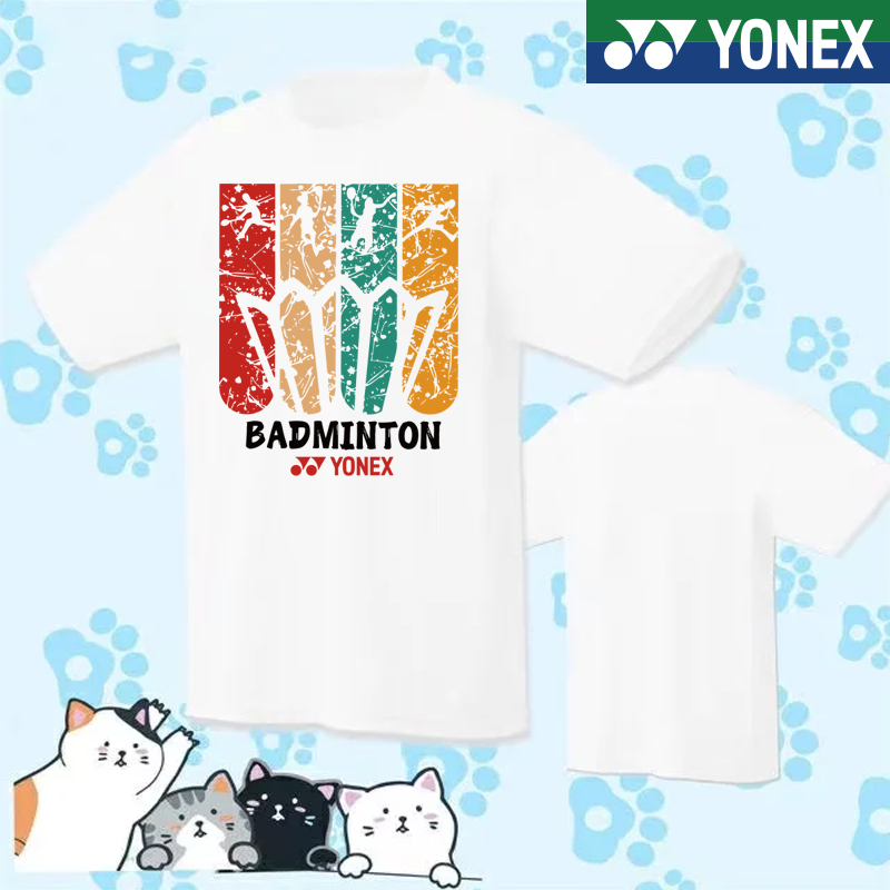 Áo Thun Thể Thao Cầu Lông Tay Ngắn YONEX 2023 Thoáng Khí Mau Khô Cho Nam Và Nữ