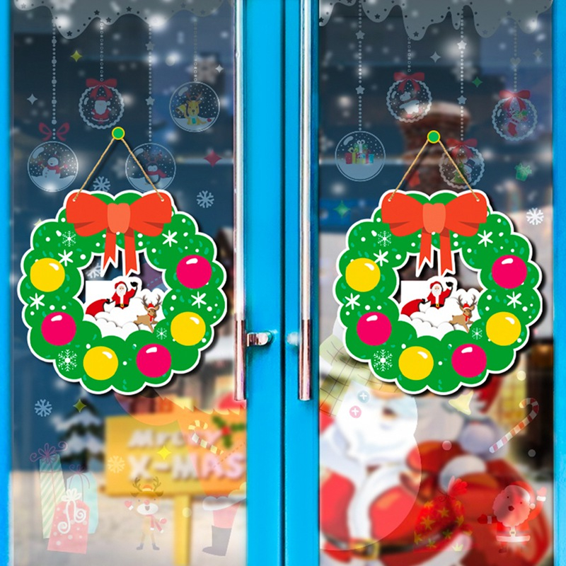 1 Phụ Kiện Treo Trang Trí Cây Thông Giáng Sinh 4 Kiểu Bằng Giấy