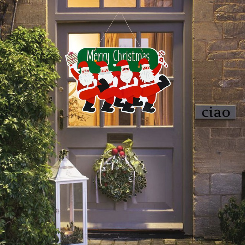 1 Phụ Kiện Treo Trang Trí Cây Thông Giáng Sinh 4 Kiểu Bằng Giấy