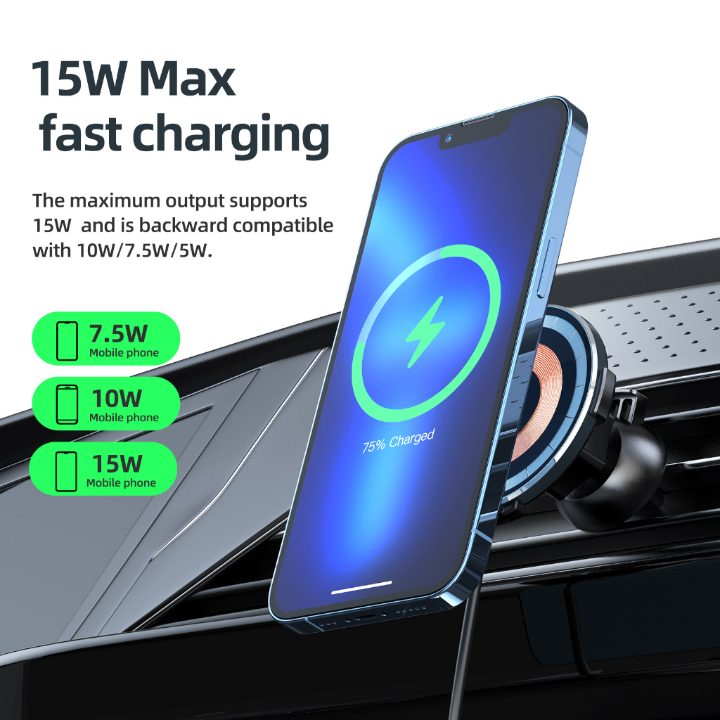 Đế Sạc Điện Thoại Không Dây Đa Năng HOCO CW42 Qi Cho Điện Thoại 13 14 12 Pro Max / 12 Pro / 12 / 12 Mini